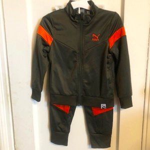 PUMA Toddler Boys Tricot Track Jacket & Pants Set (3t)